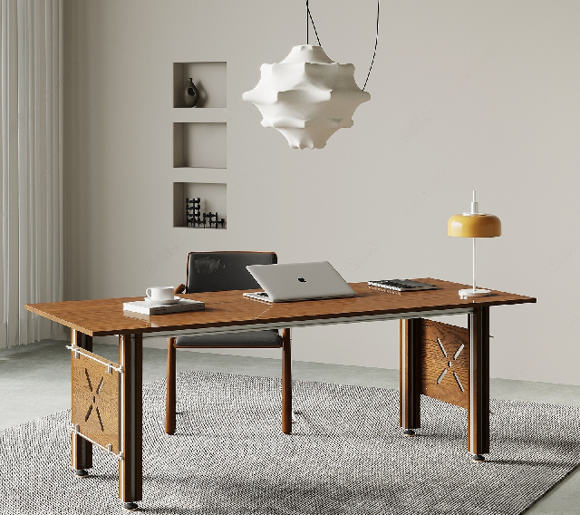Mid-Century Modern Desk & Chair Set