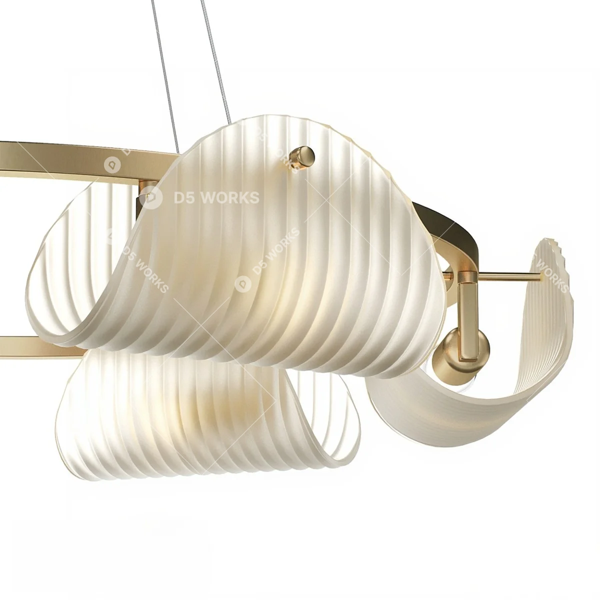 Quiet Luxury Pendant Light 3d model thumbnail 4