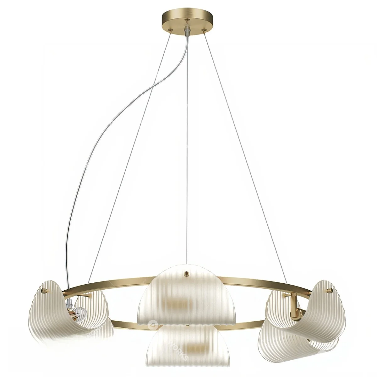 Quiet Luxury Pendant Light 3d model thumbnail 2