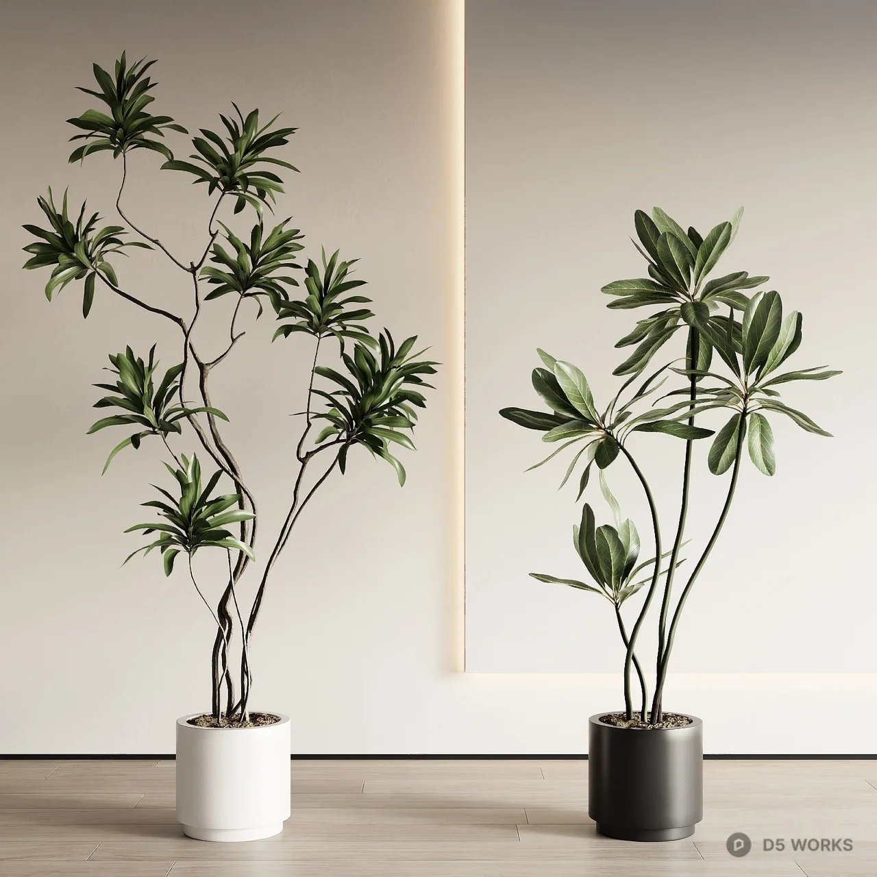 Minimalist Potted Plant 3d model - Image 1