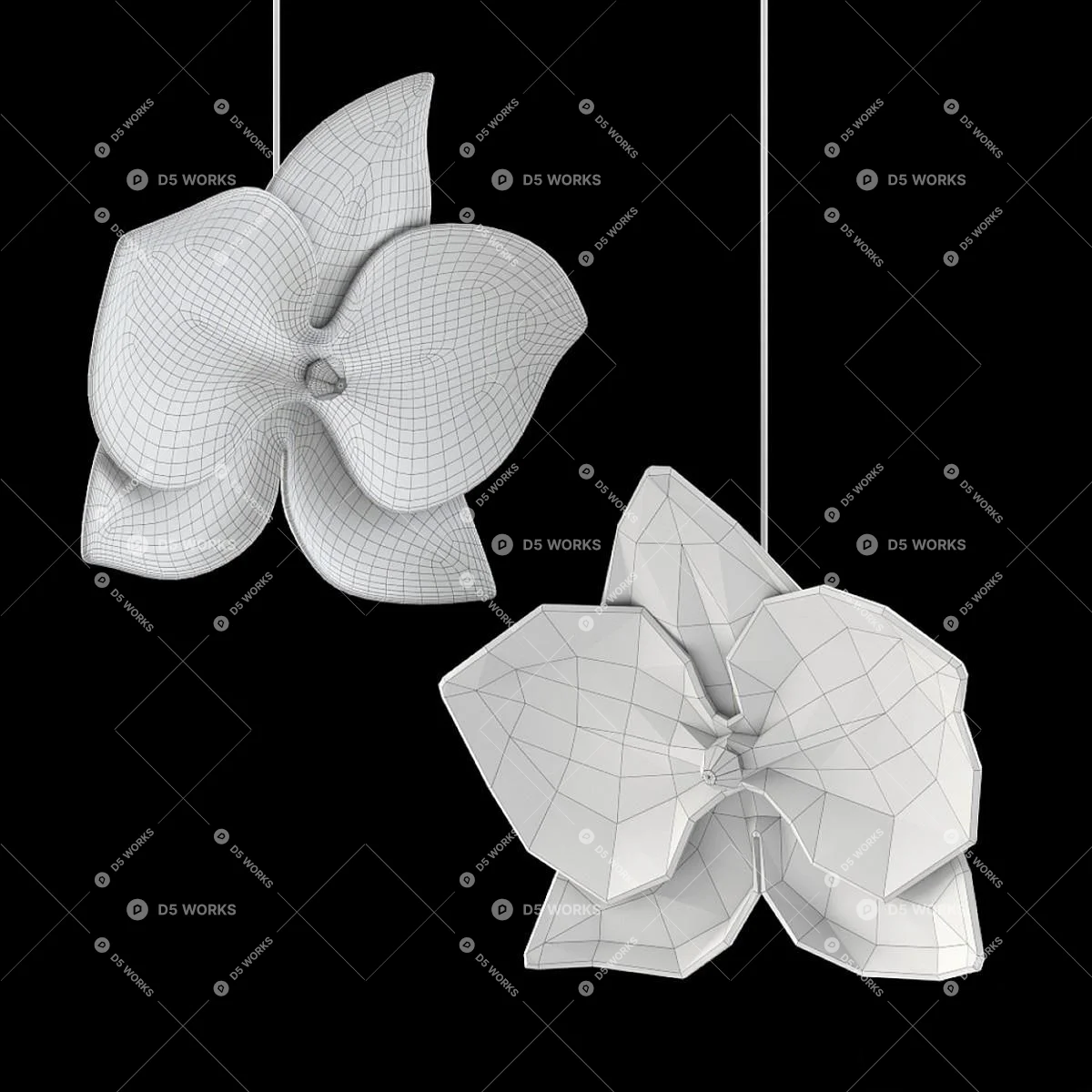 Quiet Luxury Pendant Light 3d model thumbnail 2