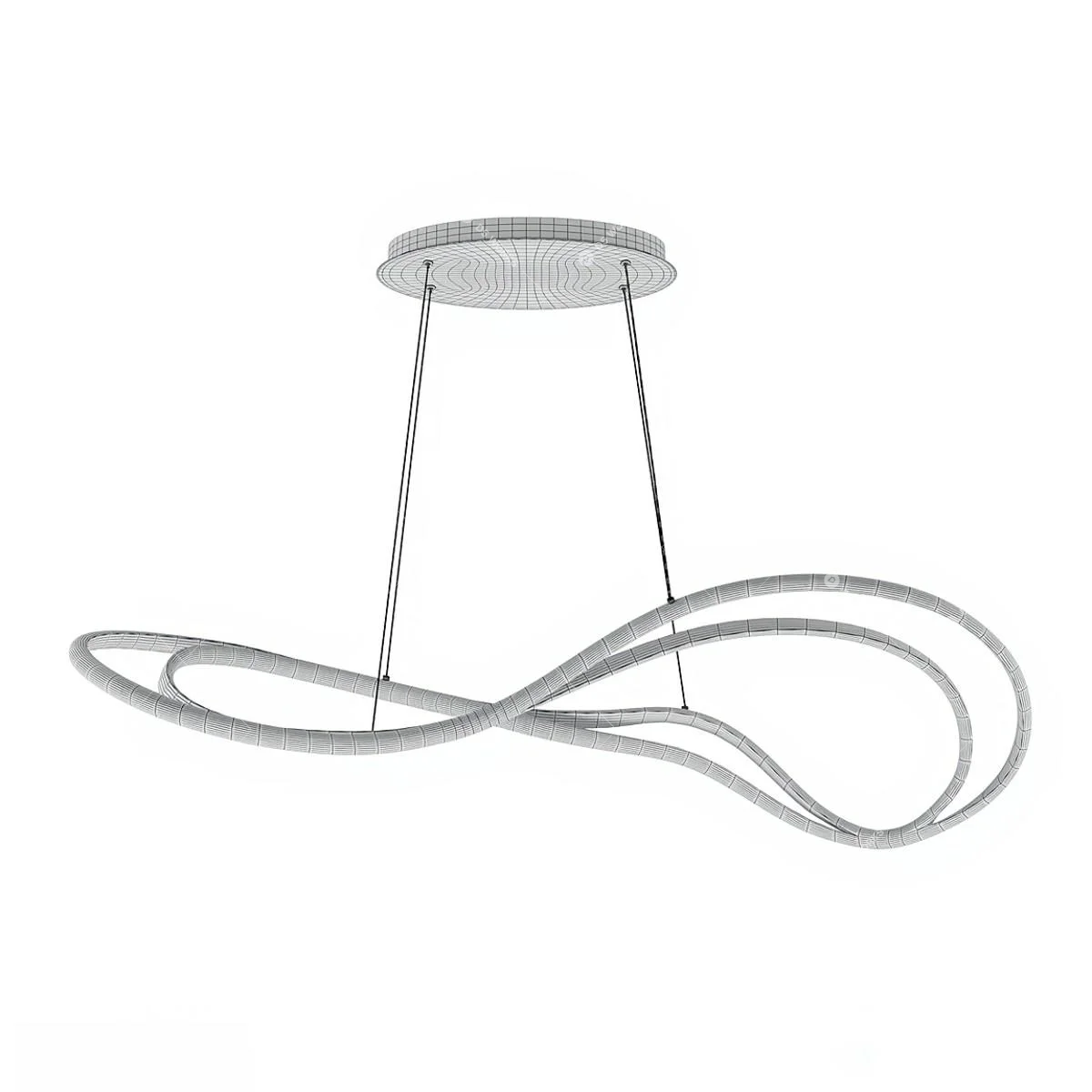 Contemporary Pendant Light 3d model thumbnail 2