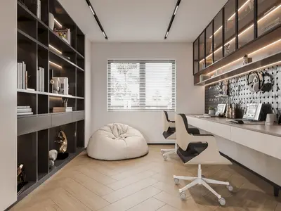 Modern Study Room