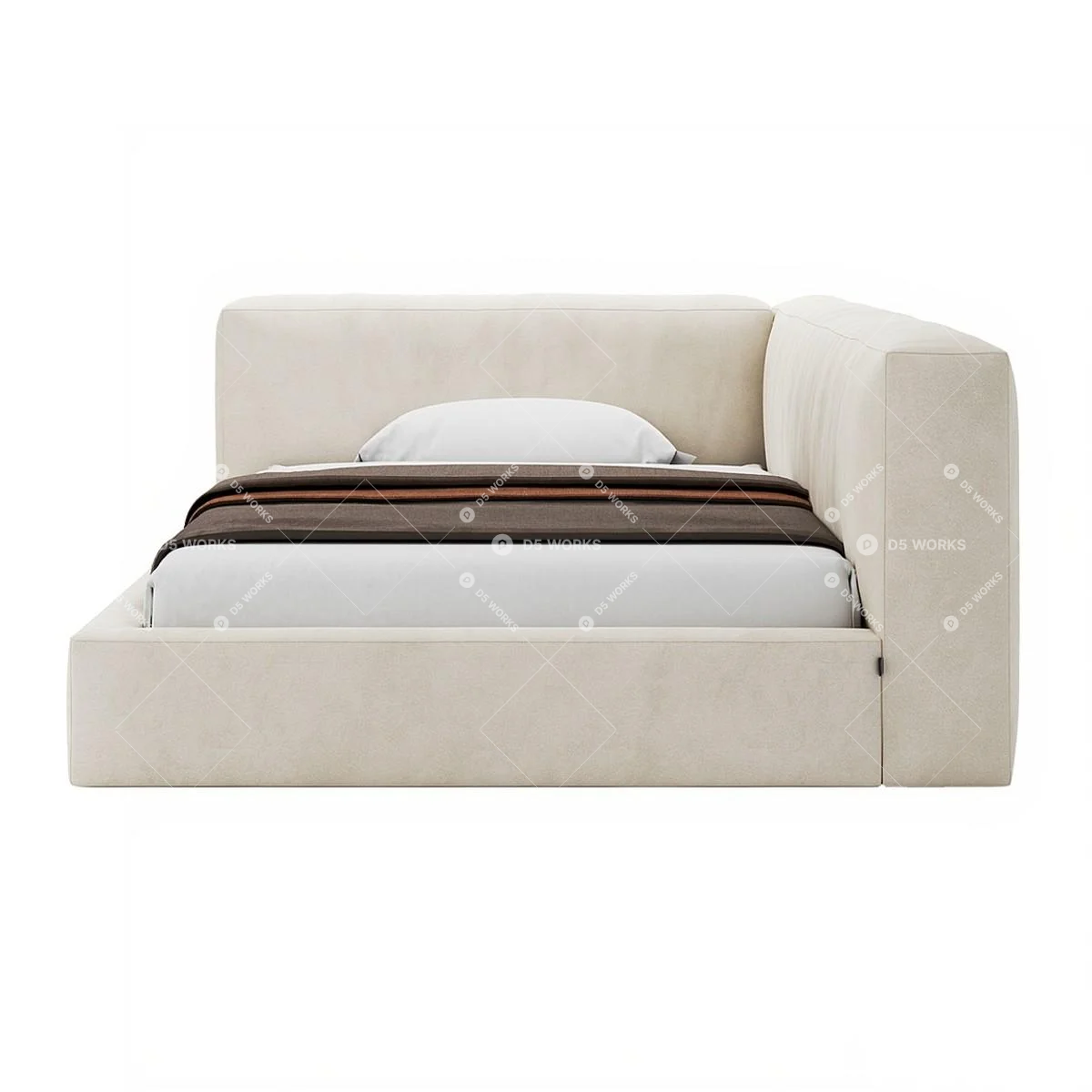Modern Children's Bed 3d model thumbnail 2