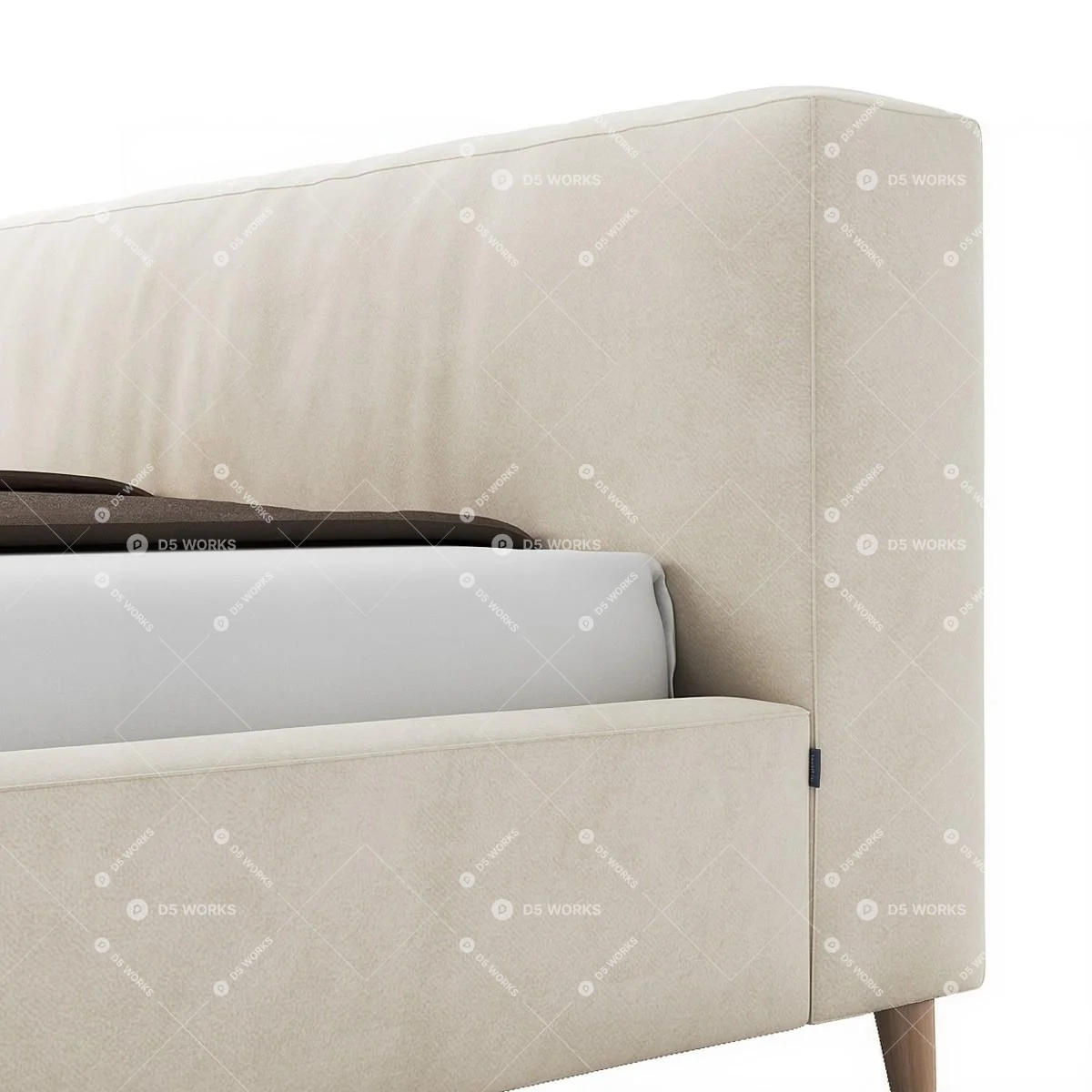 Modern Children's Bed 3d model thumbnail 3