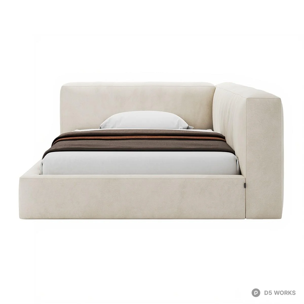 Modern Children Bed 3d model thumbnail 2