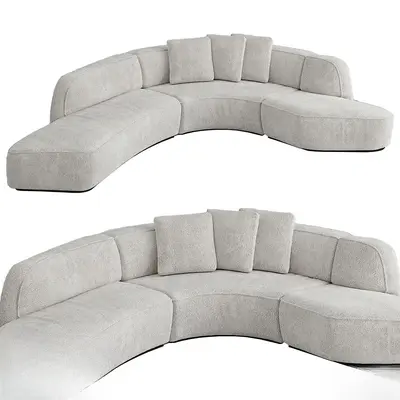 Contemporary Irregular-shaped Sofa