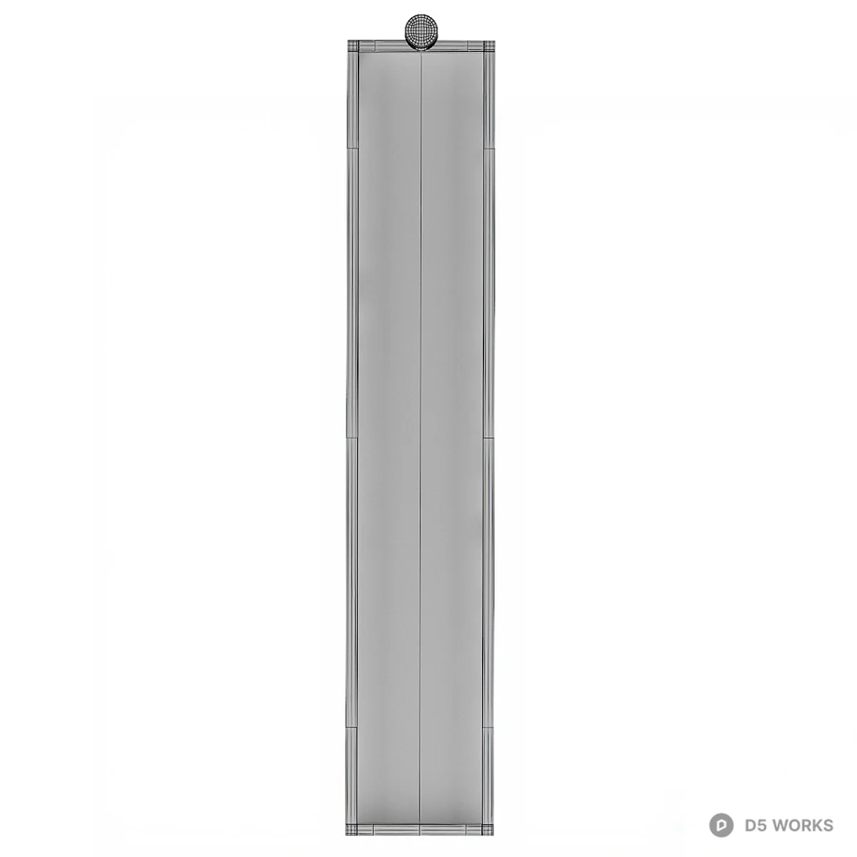 Modern Office Space With Partition Desks 3d model thumbnail 2