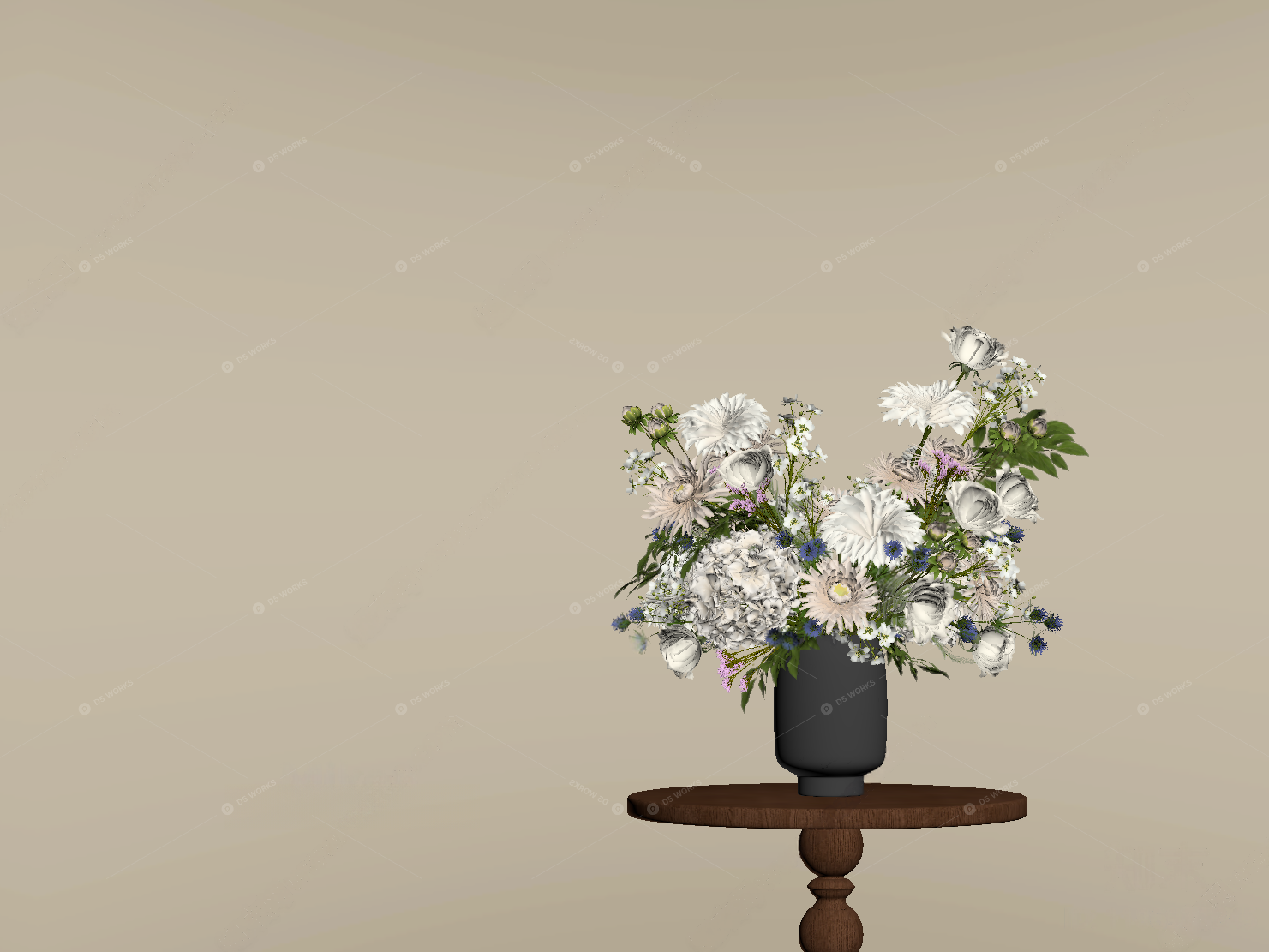 Vases & Floral Arrangements 3D Models 2