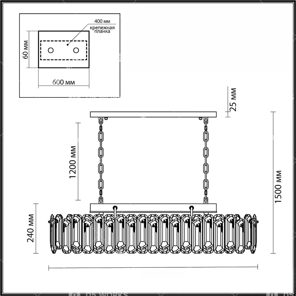 Quiet Luxury Pendant Light 3d model thumbnail 3