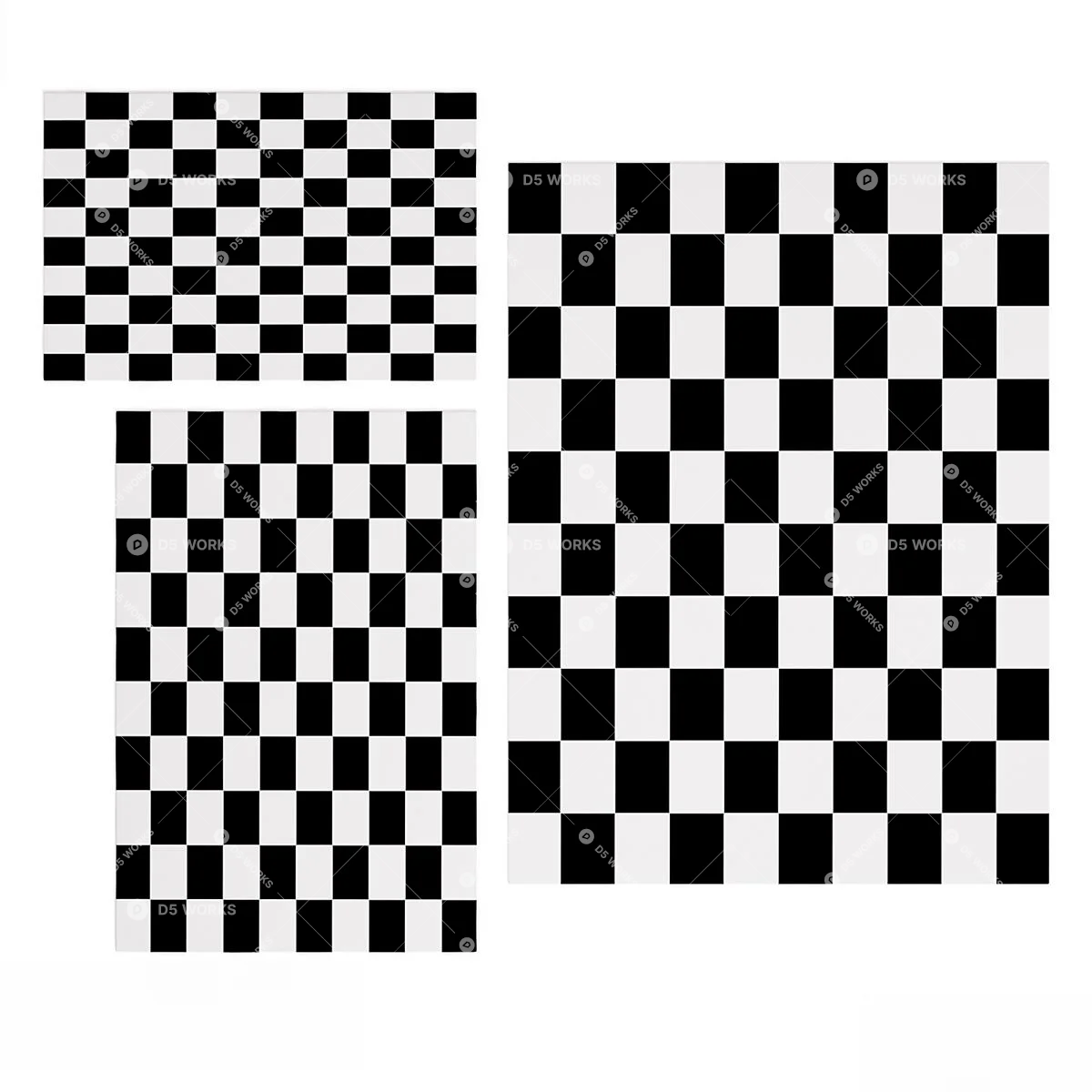 Contemporary Carpet 3d model thumbnail 4