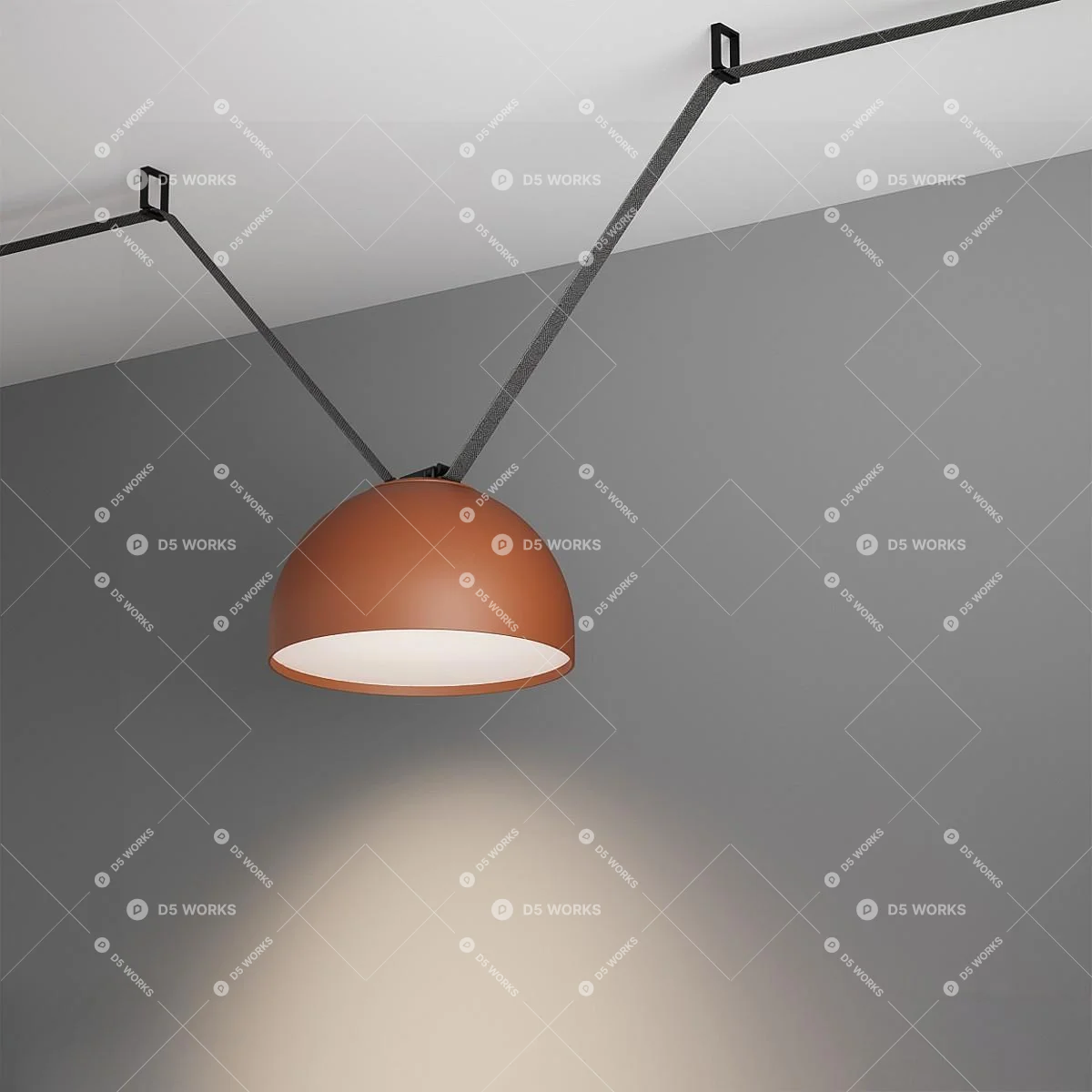 Pendant Light 3d model thumbnail 4