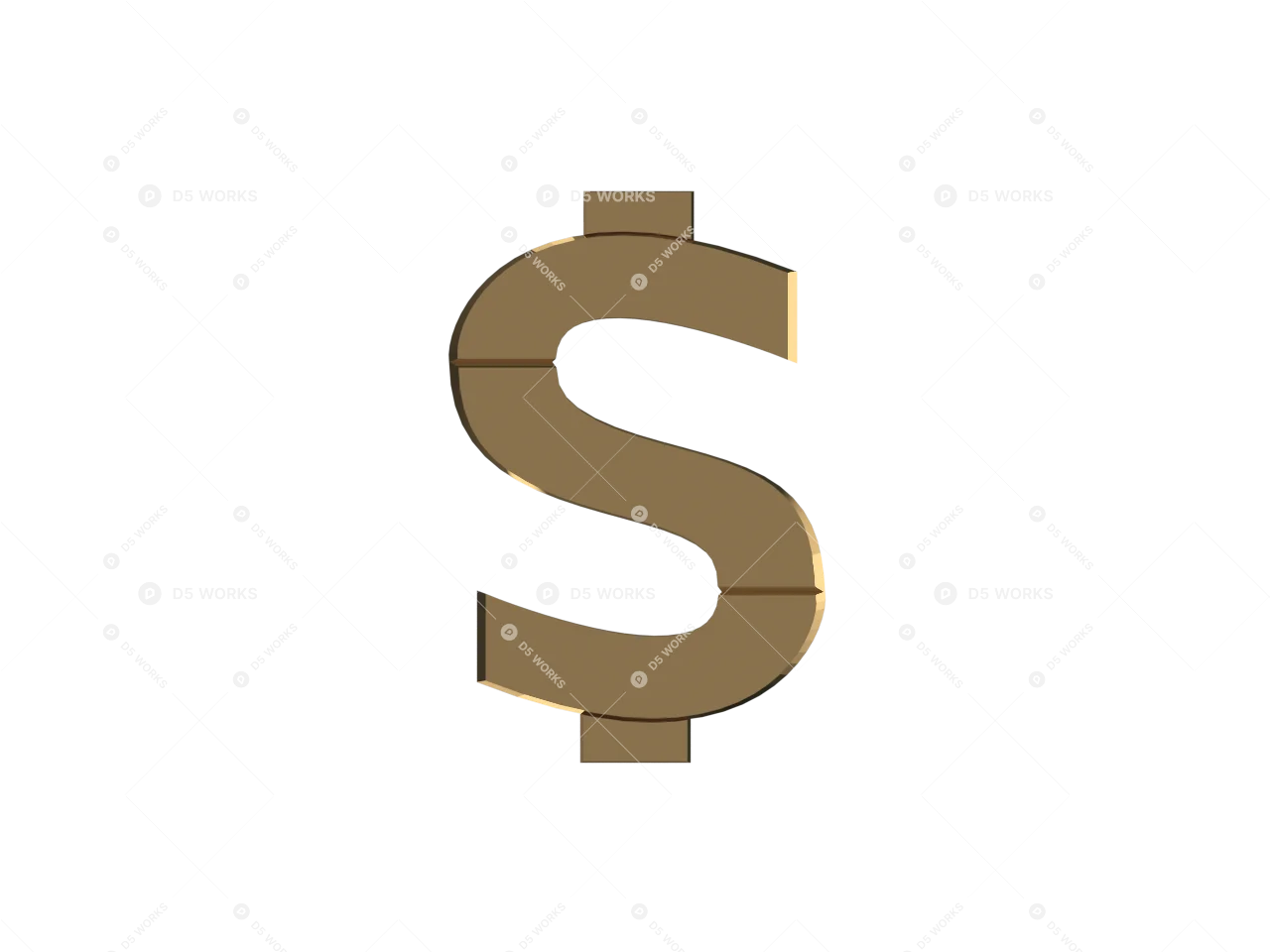 Modern  Decoration 3d model thumbnail 2
