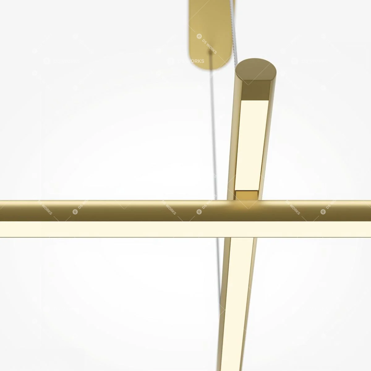 Contemporary Pendant Light 3d model thumbnail 2