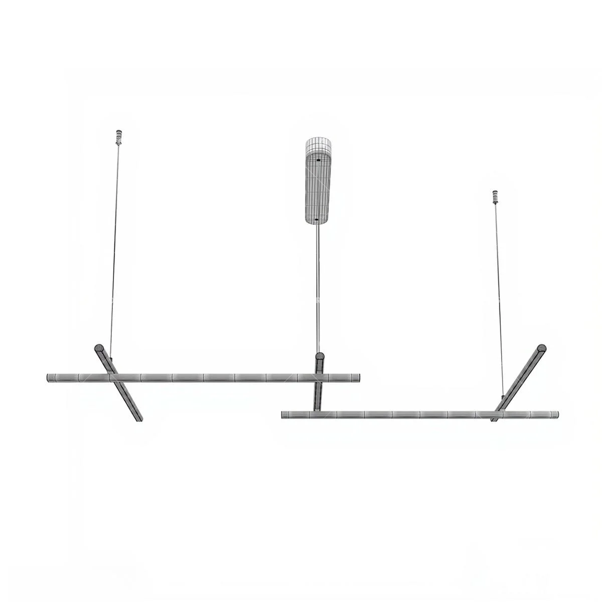 Contemporary Pendant Light 3d model thumbnail 3
