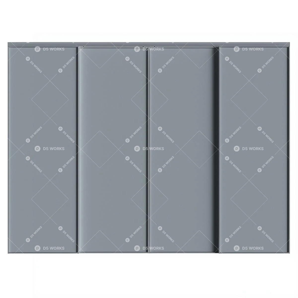 Sliding Door 3d model thumbnail 6