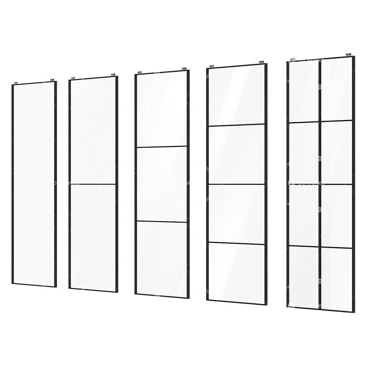 Sliding Door 3d model thumbnail 4