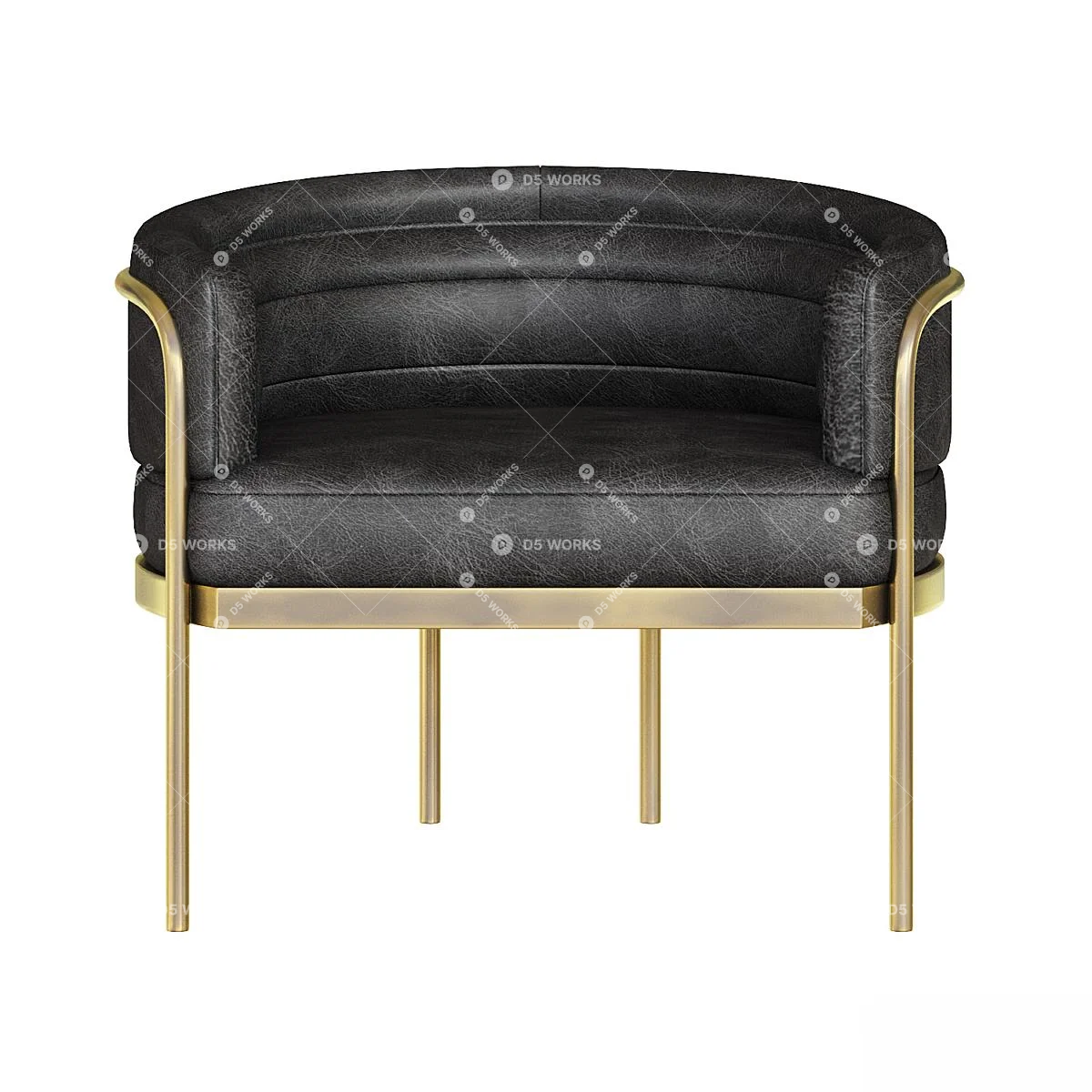 Quiet Luxury Armchair 3d model thumbnail 3