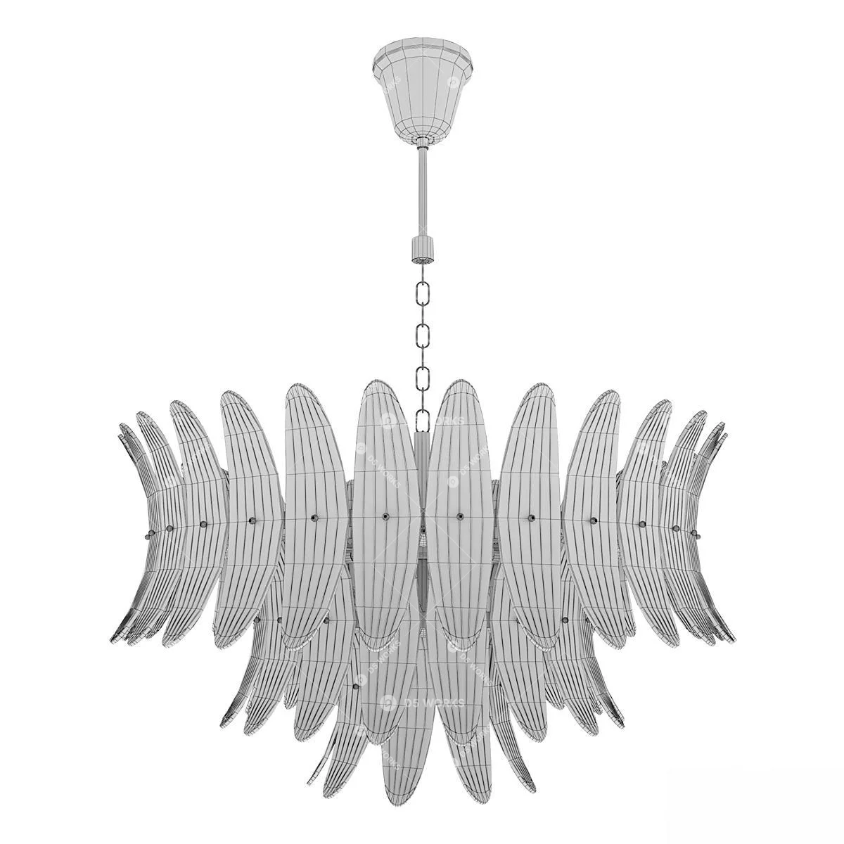 Quiet Luxury Pendant Light 3d model thumbnail 2