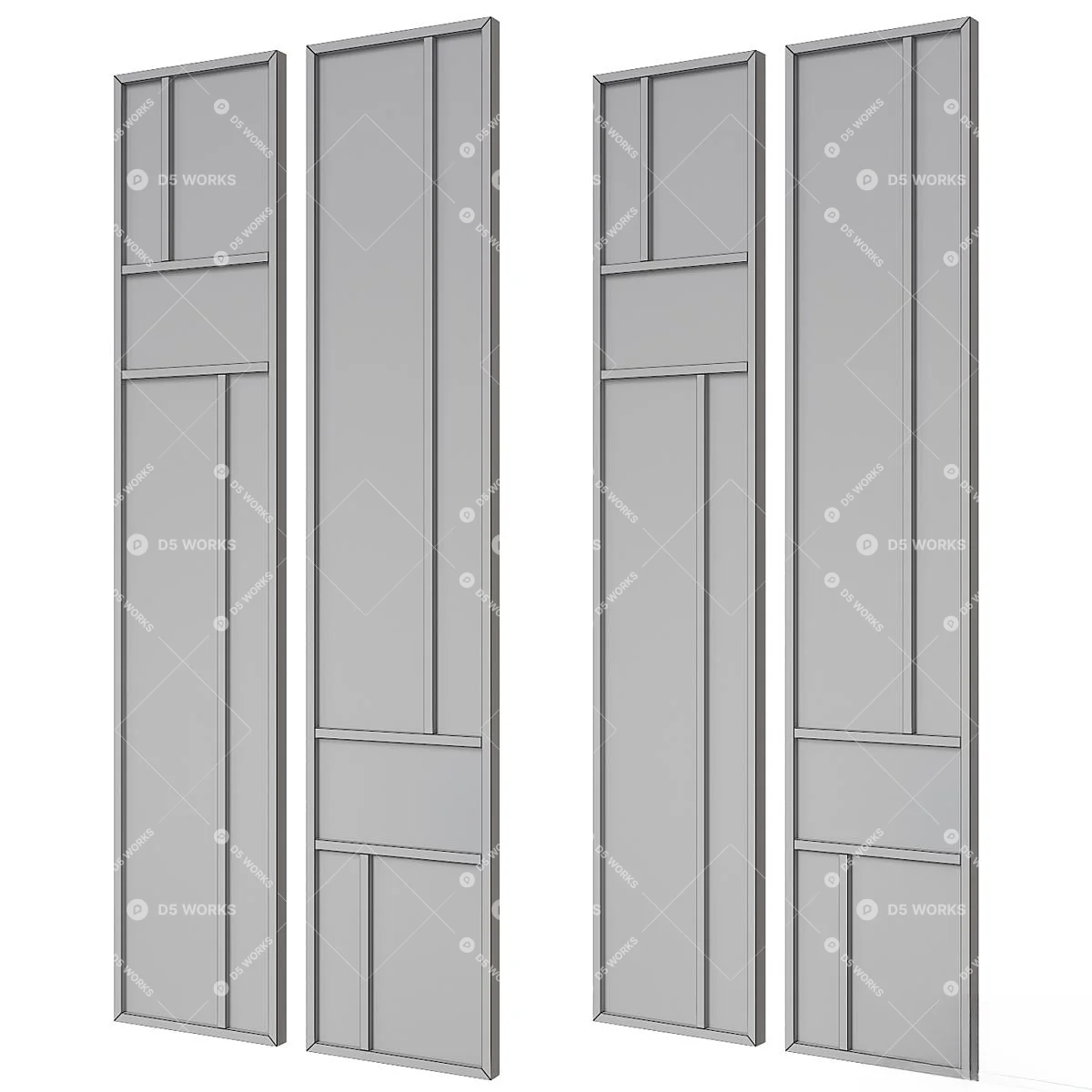 Modern Partition 3d model thumbnail 3