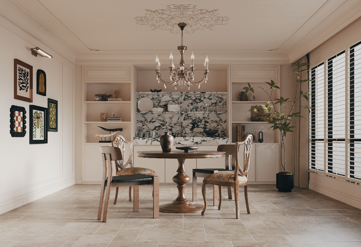Mid-Century Modern Dining Room (Home)