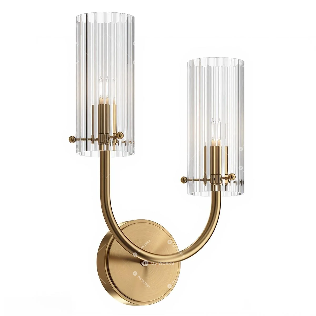 Quiet Luxury Wall Lamp 3d model thumbnail 2
