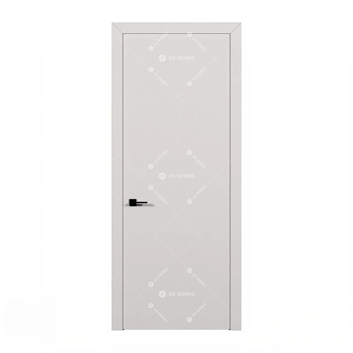 Modern Single Door 3d model thumbnail 2
