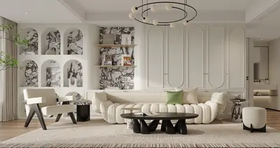 Modern Living & Dining Room