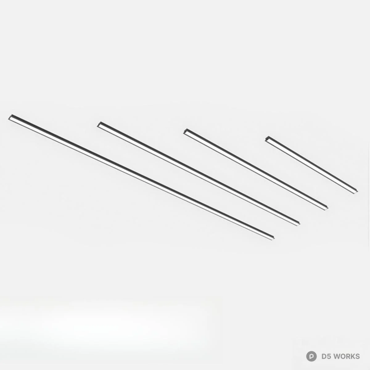 Minimalist Linear Light 3d model - Image 1