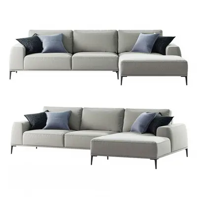 Modern Three-seater Sofa