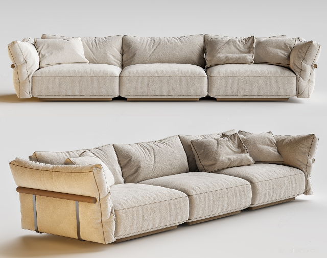 Modern Three-seater Sofa