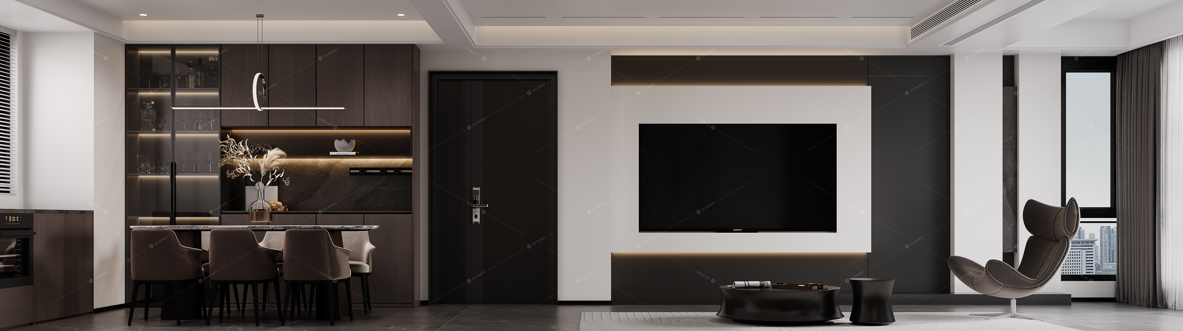 Living & Dining Rooms 3D Models 2