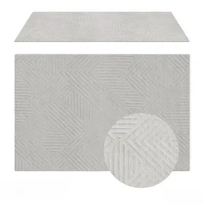 Textured Geometric Rug 3d model