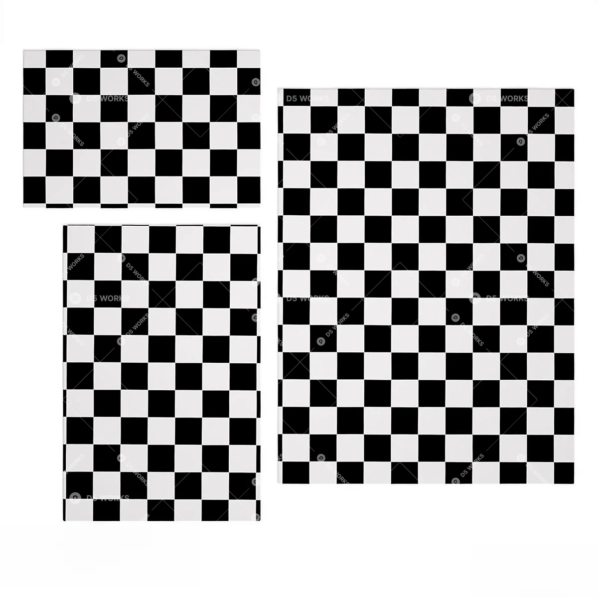 Contemporary Carpet 3d model thumbnail 4
