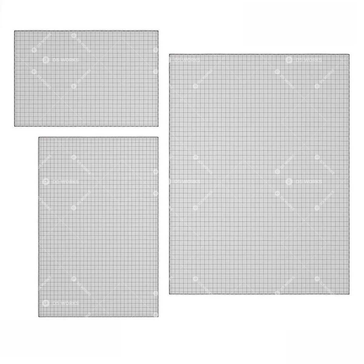 Contemporary Carpet 3d model thumbnail 3