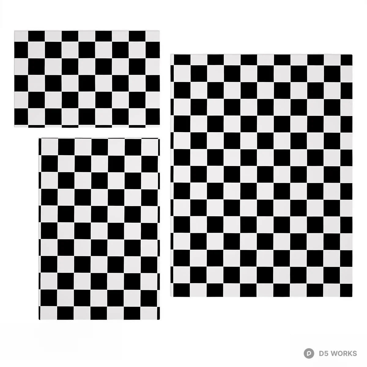 Textured Geometric Rug 3d model thumbnail 4