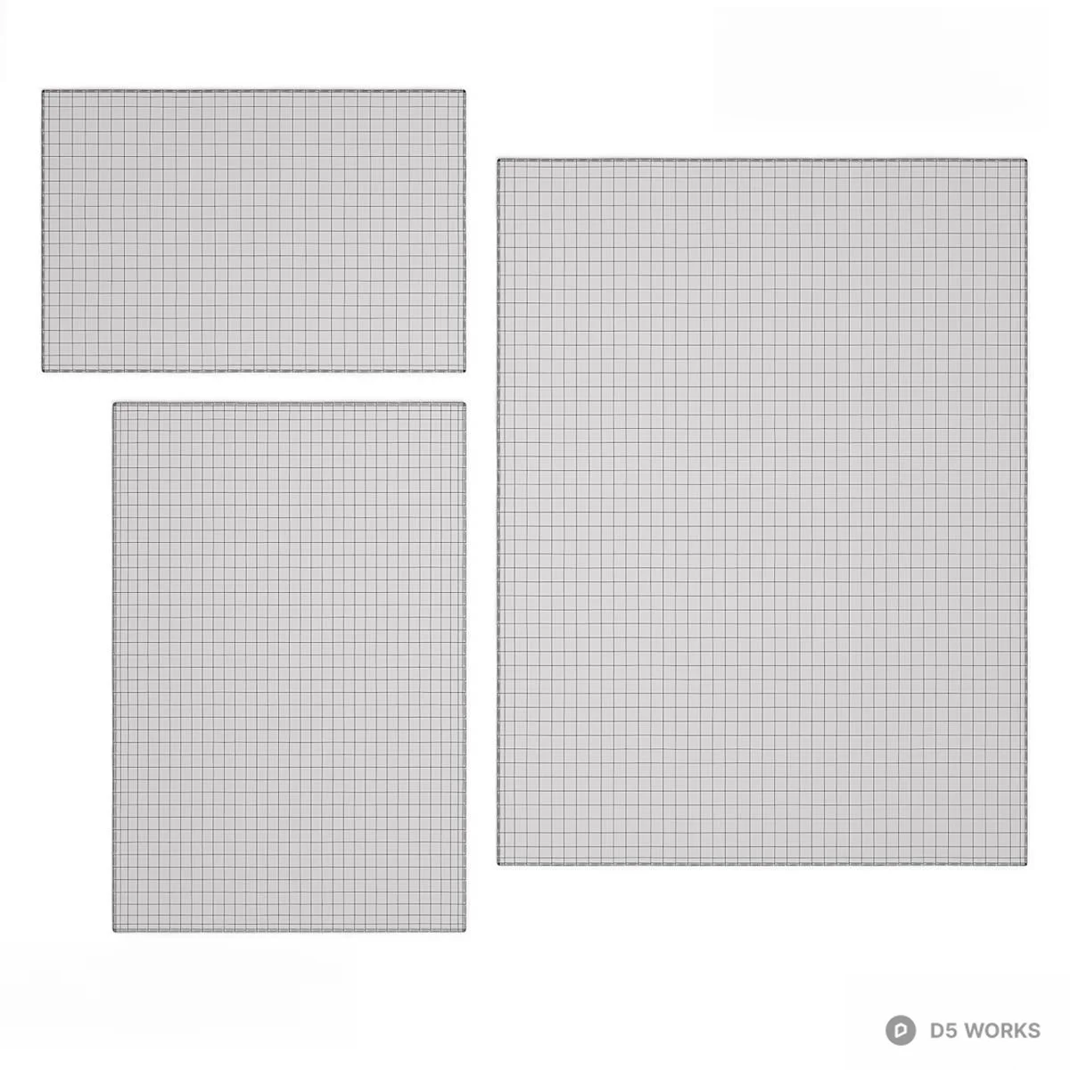 Textured Geometric Rug 3d model thumbnail 3
