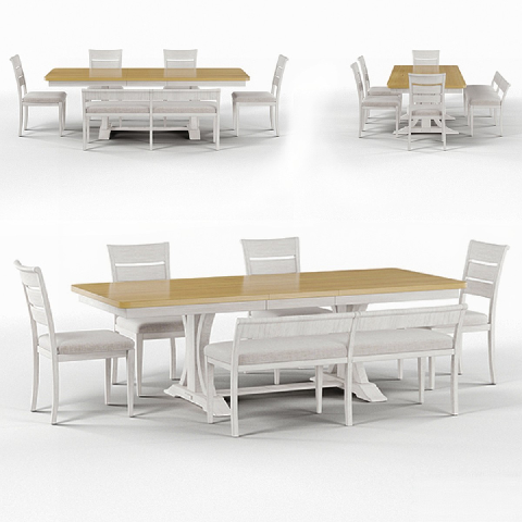 Modern Dining Table & Chairs Set