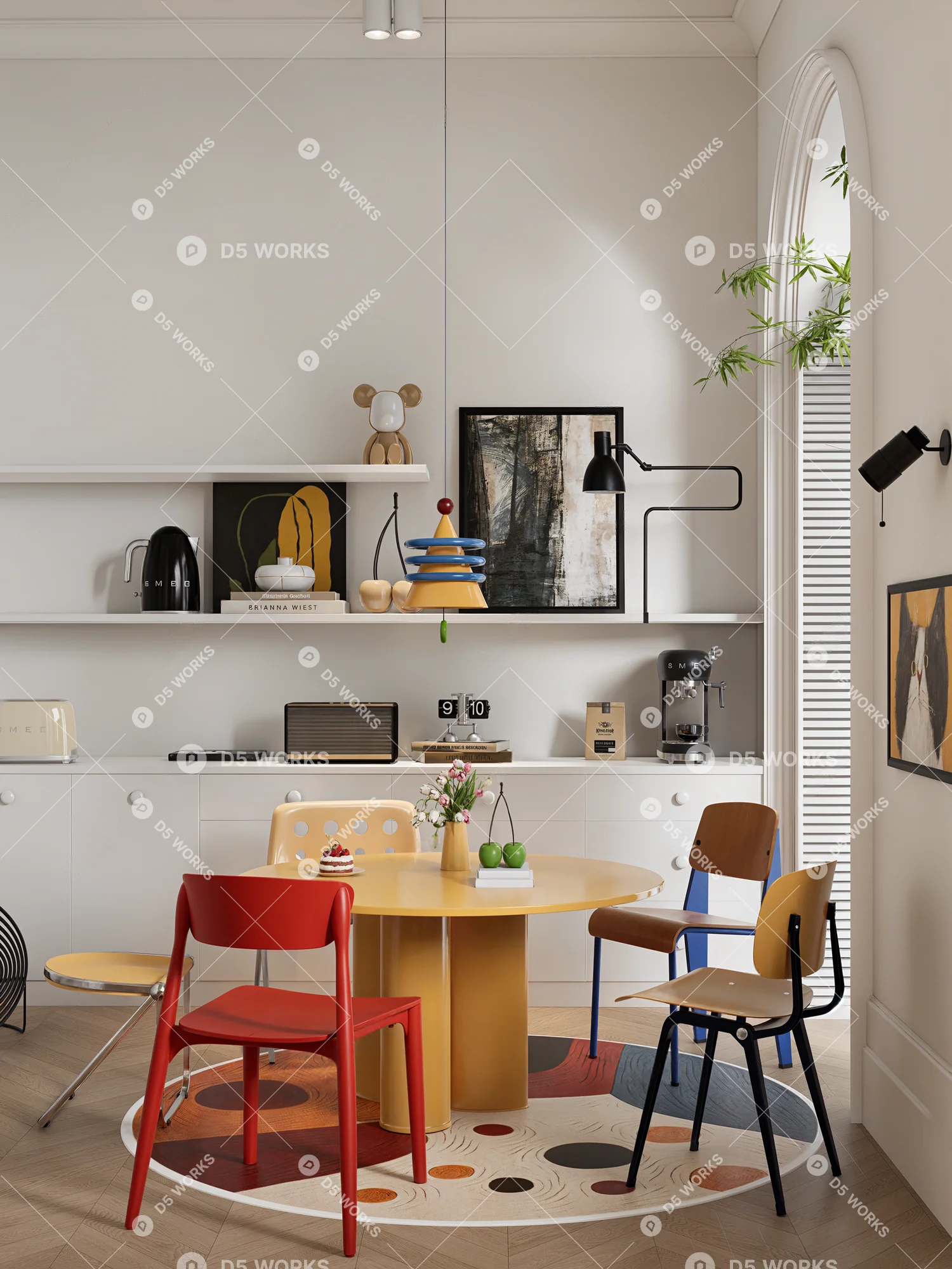 Bauhaus Modern Dining Room (Home)