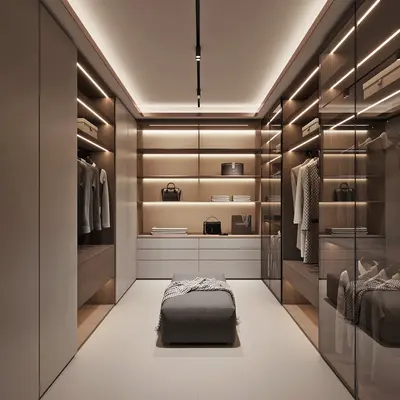 Modern Walk-in Closet