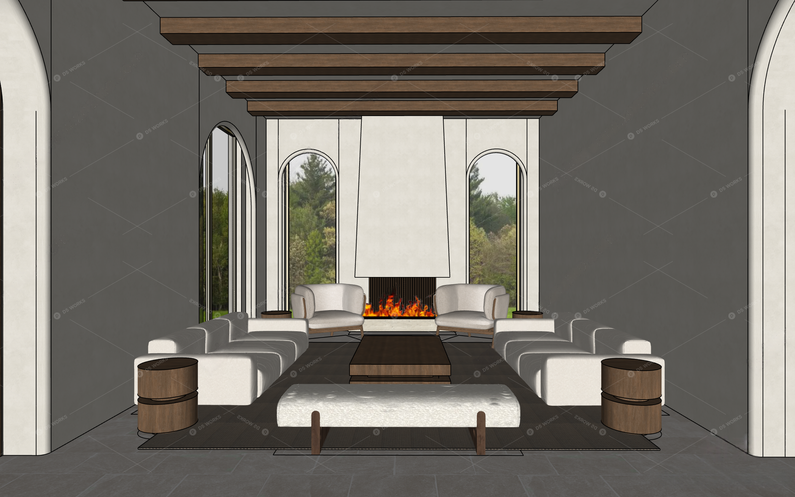 Common Spaces 3D Models 3