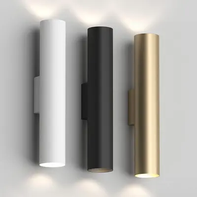 Minimalist Cylindrical Wall Lamp 3d model