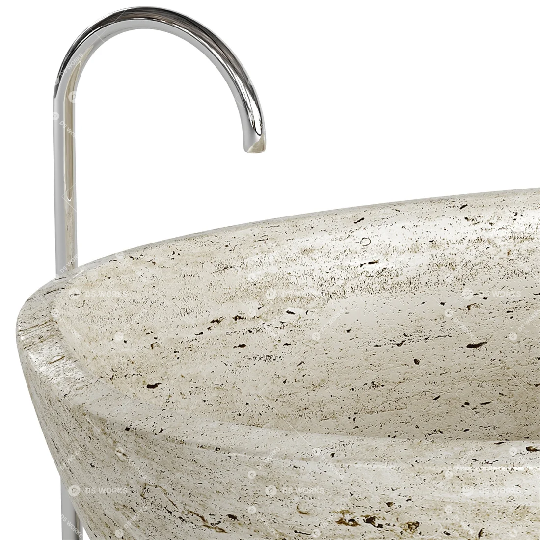 Bathtub 3d model thumbnail 2