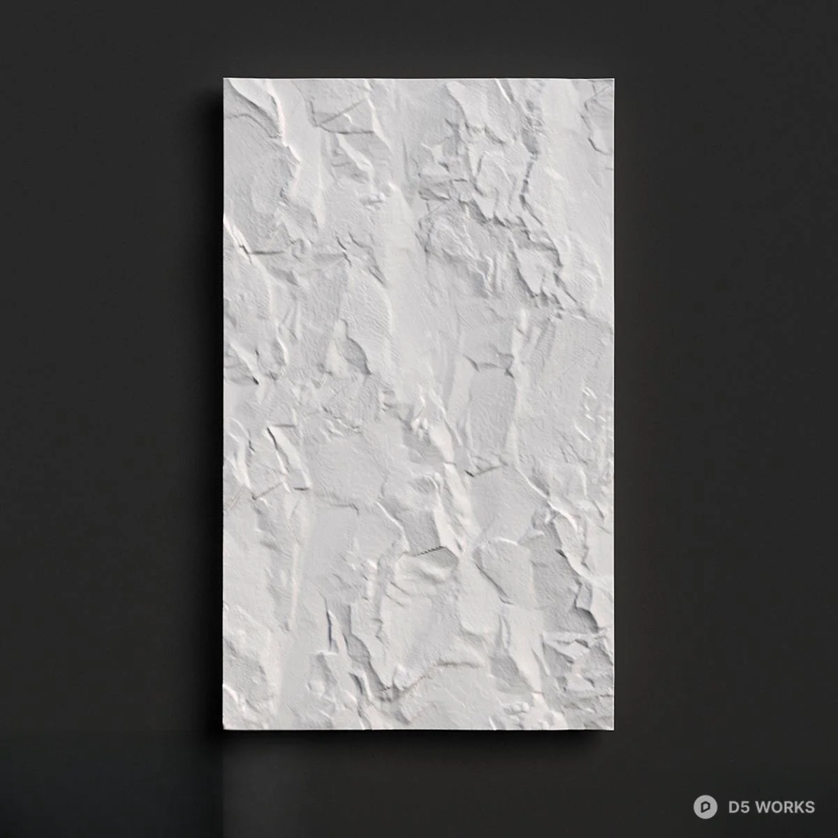 Textured Wall Panel 3d model - Image 1