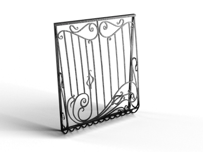 Modern Fence Guardrail