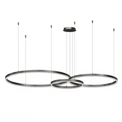 Minimalist Ring Pendant Light 3d model