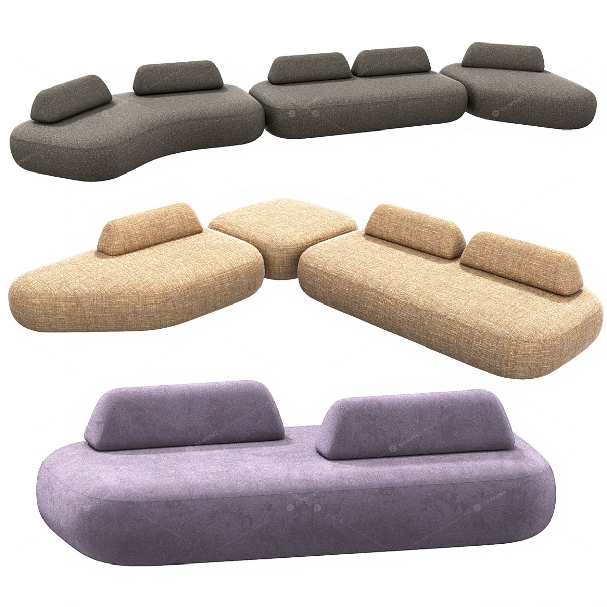 Sofas 3D Models 3