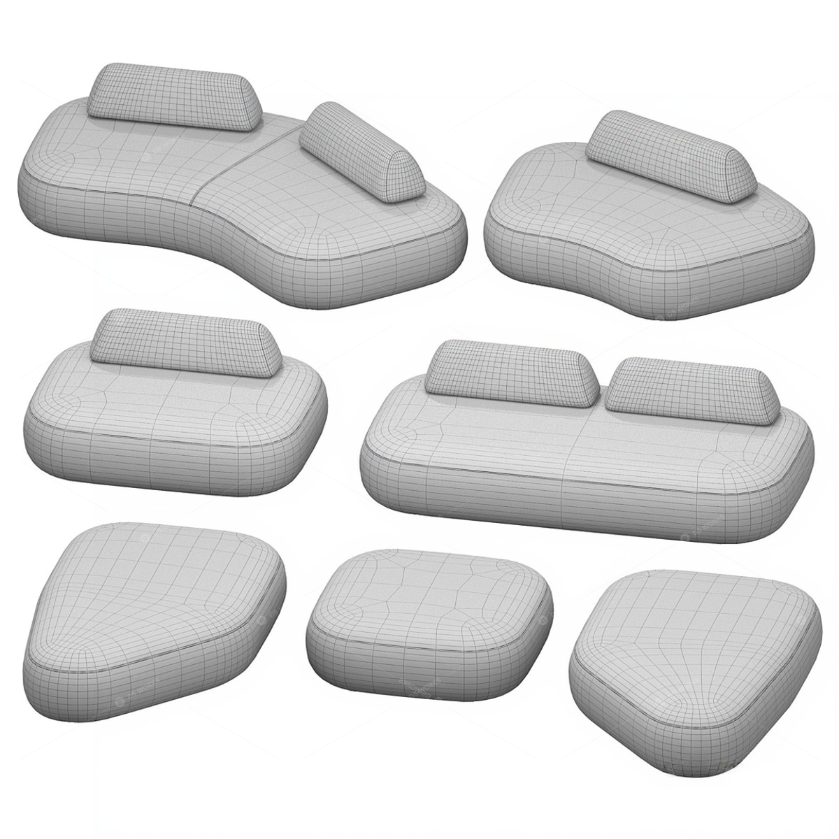 Sofas 3D Models 4
