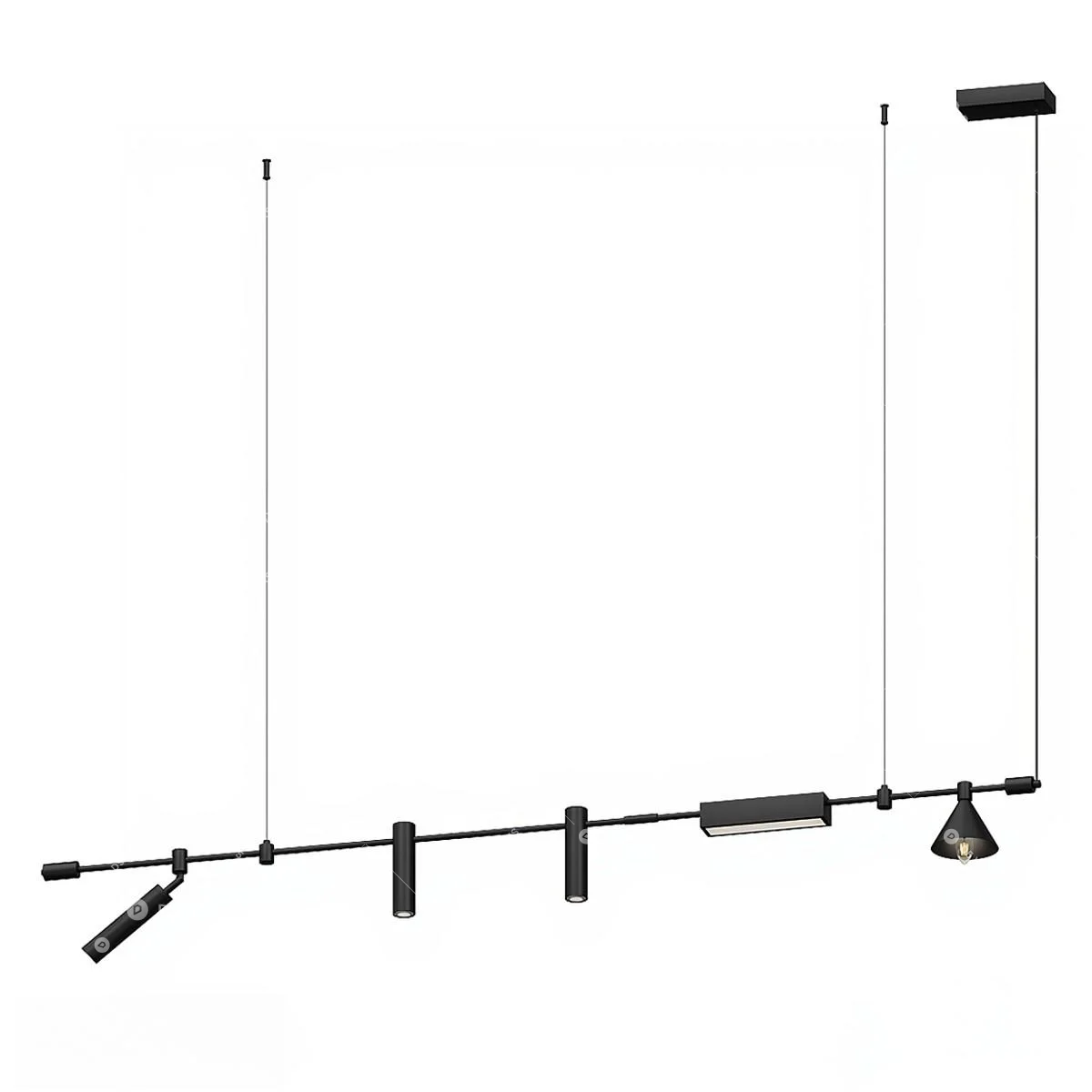 Pendant Light 3d model thumbnail 2