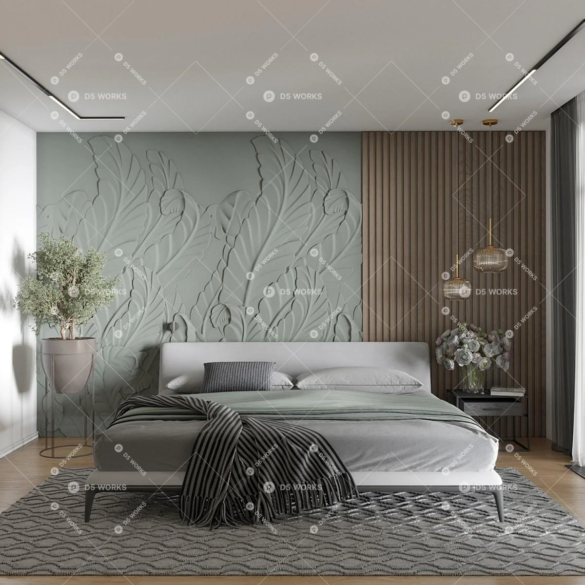 Wall Panel 3d model thumbnail 4